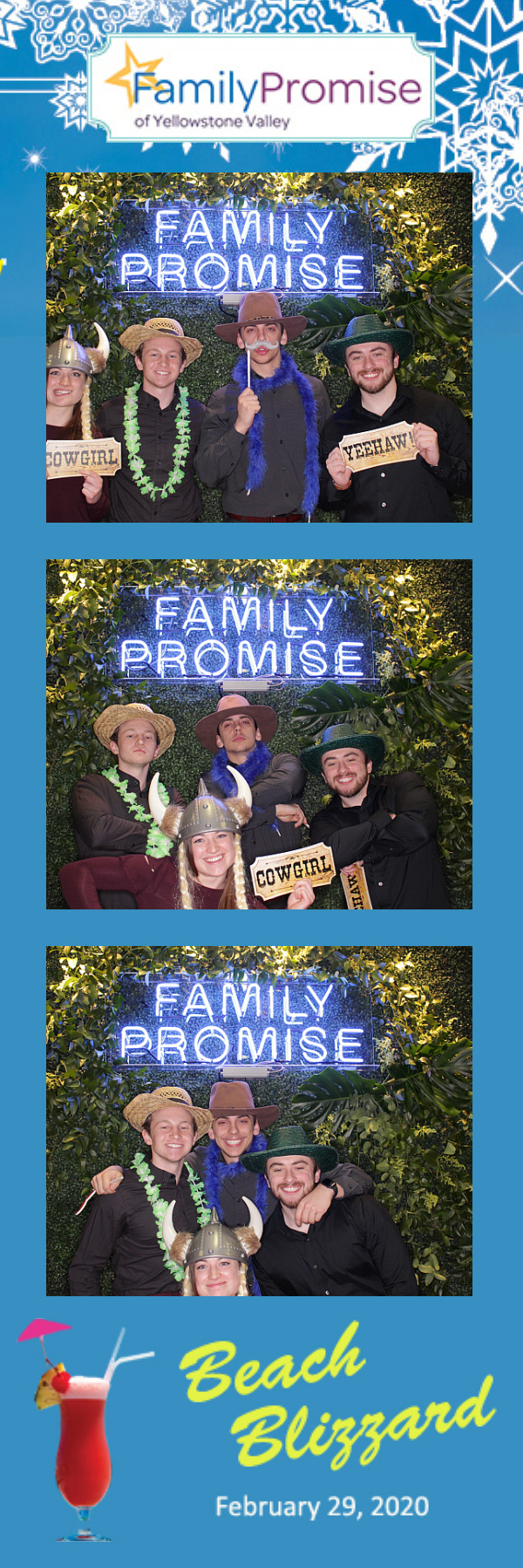 Beach Blizzard Party for a Promise- A Toast To 15 Years! | View more photos from the event at gallery.photoboothbillings.com/u/PhotoBoothBillings/Beach-Blizzard-Party-for-a-Promise-A-Toast-To-15-Years
